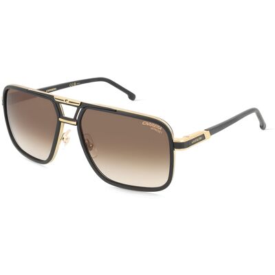 Carrera 207560 Herren-Sonnenbrille Vollrand Eckig Metall-Gestell, schwarz Carrera 207560 Herren-Sonnenbrille Vollrand Eckig Metall-Gestell, schwarz
