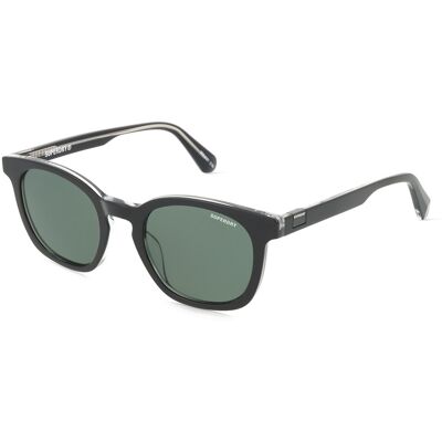 Superdry SDS 5031 Unisex-Sonnenbrille Vollrand Quadratisch Kunststoff-Gestell, schwarz Superdry SDS 5031 Unisex-Sonnenbrille Vollrand Quadratisch Kunststoff-Gestell, schwarz