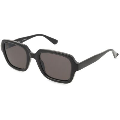 Fielmann MI 060 SUN FA PATRICK Unisex-Sonnenbrille Vollrand Quadratisch Acetat Spritzguss-Gestell, schwarz Fielmann MI 060 SUN FA PATRICK Unisex-Sonnenbrille Vollrand Quadratisch Acetat Spritzguss-Gestell, schwarz