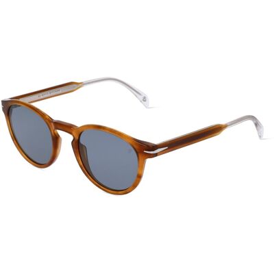 David Beckham DB 1111/S Herren-Sonnenbrille Vollrand Rund Acetat-Gestell, braun David Beckham DB 1111/S Herren-Sonnenbrille Vollrand Rund Acetat-Gestell, braun