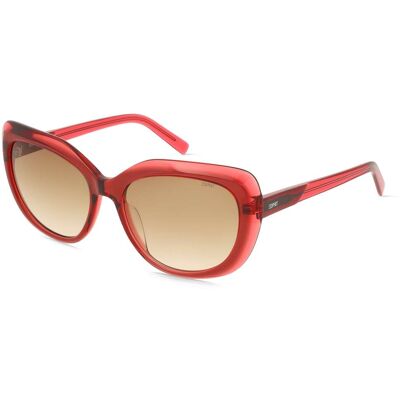 Esprit ET40131 Damen-Sonnenbrille Vollrand Cat Eye Acetat-Gestell, rot Esprit ET40131 Damen-Sonnenbrille Vollrand Cat Eye Acetat-Gestell, rot