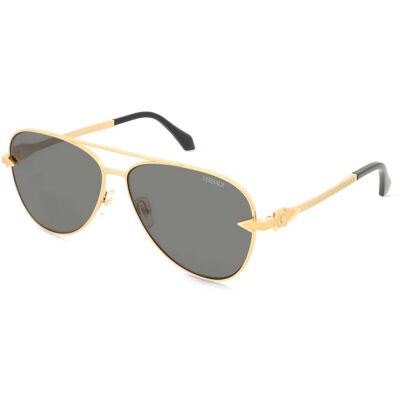 Versace VE2283 Herren-Sonnenbrille Vollrand Pilot Metall-Gestell, gold Versace VE2283 Herren-Sonnenbrille Vollrand Pilot Metall-Gestell, gold