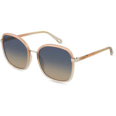 Chloé CH0031S Damen-Sonnenbrille Vollrand Eckig Kunststoff-Gestell, orange Chloé CH0031S Damen-Sonnenbrille Vollrand Eckig Kunststoff-Gestell, orange