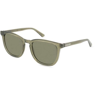 Calvin Klein CK25536S Herren-Sonnenbrille Vollrand Rund Kunststoff-Gestell, grün Calvin Klein CK25536S Herren-Sonnenbrille Vollrand Rund Kunststoff-Gestell, grün