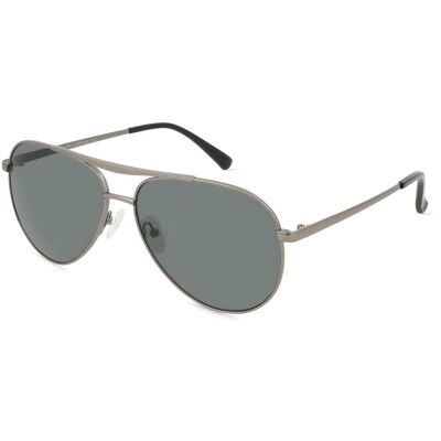 Fielmann BD 568 SUN CL TOM Herren-Sonnenbrille Vollrand Pilot Edelstahl-Gestell, grau Fielmann BD 568 SUN CL TOM Herren-Sonnenbrille Vollrand Pilot Edelstahl-Gestell, grau