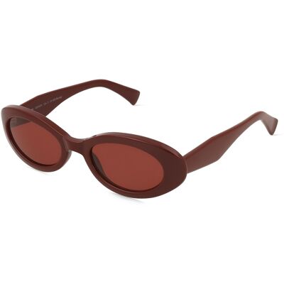 Fielmann LD 053 SUN FA GLENDA Damen-Sonnenbrille Vollrand Oval Acetat-Gestell, rot Fielmann LD 053 SUN FA GLENDA Damen-Sonnenbrille Vollrand Oval Acetat-Gestell, rot