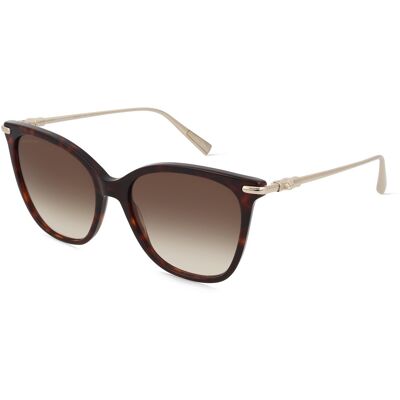 Longchamp LO757S Unisex-Sonnenbrille Vollrand Quadratisch Acetat-Gestell, braun Longchamp LO757S Unisex-Sonnenbrille Vollrand Quadratisch Acetat-Gestell, braun