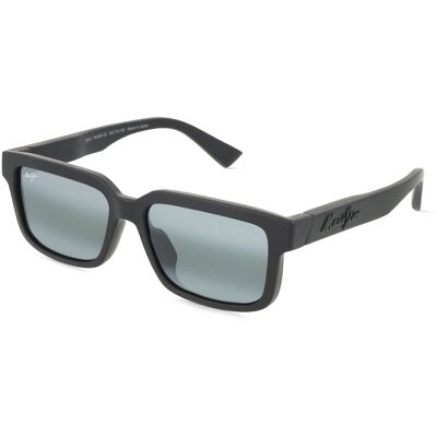 Maui Jim MJ0655SA Unisex-Sonnenbrille Vollrand Quadratisch Kunststoff-Gestell, schwarz Maui Jim MJ0655SA Unisex-Sonnenbrille Vollrand Quadratisch Kunststoff-Gestell, schwarz
