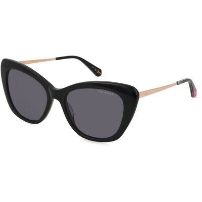 Ted Baker 1742 Unisex-Sonnenbrille Vollrand Quadratisch Acetat-Gestell, schwarz Ted Baker 1742 Unisex-Sonnenbrille Vollrand Quadratisch Acetat-Gestell, schwarz