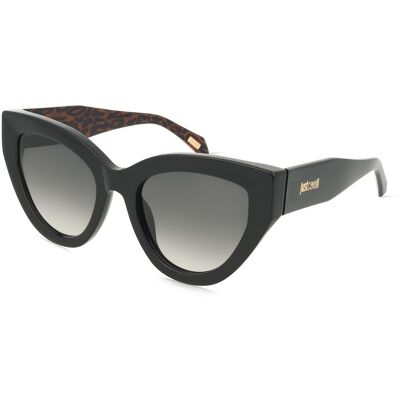 Roberto Cavalli Just Cavalli SJC143 Damen-Sonnenbrille Vollrand Cat Eye Kunststoff-Gestell, schwarz Roberto Cavalli Just Cavalli SJC143 Damen-Sonnenbrille Vollrand Cat Eye Kunststoff-Gestell, schwarz