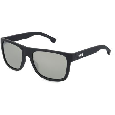 Hugo Boss BOSS 1647/S Herren-Sonnenbrille Vollrand Quadratisch Kunststoff-Gestell, schwarz Hugo Boss BOSS 1647/S Herren-Sonnenbrille Vollrand Quadratisch Kunststoff-Gestell, schwarz
