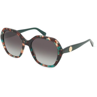 Longchamp LO759S Unisex-Sonnenbrille Vollrand Quadratisch Acetat-Gestell, grün Longchamp LO759S Unisex-Sonnenbrille Vollrand Quadratisch Acetat-Gestell, grün