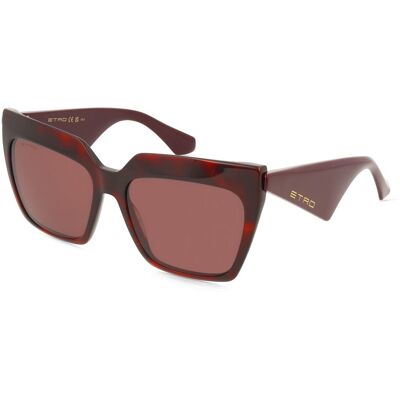 Etro 0001/S Damen-Sonnenbrille Vollrand Eckig Acetat-Gestell, braun Etro 0001/S Damen-Sonnenbrille Vollrand Eckig Acetat-Gestell, braun