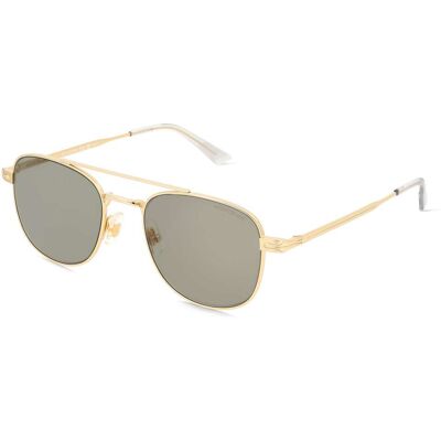 Montblanc MB0363S Unisex-Sonnenbrille Vollrand Pilot Metall-Gestell, gold Montblanc MB0363S Unisex-Sonnenbrille Vollrand Pilot Metall-Gestell, gold