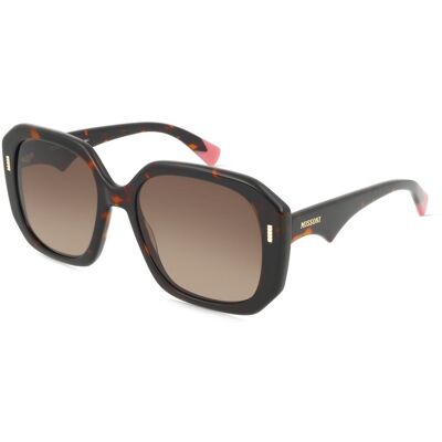Missoni MIS 0232/S Damen-Sonnenbrille Vollrand Quadratisch Acetat-Gestell, braun Missoni MIS 0232/S Damen-Sonnenbrille Vollrand Quadratisch Acetat-Gestell, braun