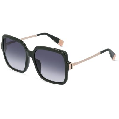 Furla FULSFU626 Damen-Sonnenbrille Vollrand Quadratisch Kunststoff-Gestell, grün Furla FULSFU626 Damen-Sonnenbrille Vollrand Quadratisch Kunststoff-Gestell, grün