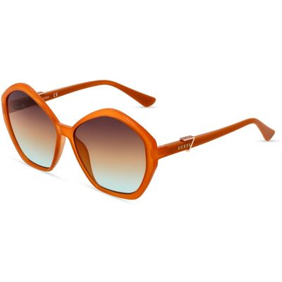 Guess GU7813 Unisex-Sonnenbrille Vollrand Butterfly Kunststoff-Gestell, orange Guess GU7813 Unisex-Sonnenbrille Vollrand Butterfly Kunststoff-Gestell, orange