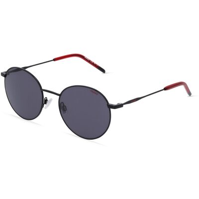 Hugo Boss Hugo HG 1215/S Unisex-Sonnenbrille Vollrand Rund Metall-Gestell, schwarz Hugo Boss Hugo HG 1215/S Unisex-Sonnenbrille Vollrand Rund Metall-Gestell, schwarz
