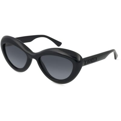 Love Moschino Moschino 163/S Damen-Sonnenbrille Vollrand Cat Eye Kunststoff-Gestell, schwarz Love Moschino Moschino 163/S Damen-Sonnenbrille Vollrand Cat Eye Kunststoff-Gestell, schwarz