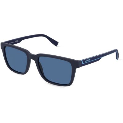 Lacoste L6032S Unisex-Sonnenbrille Vollrand Quadratisch Acetat Spritzguss-Gestell, blau Lacoste L6032S Unisex-Sonnenbrille Vollrand Quadratisch Acetat Spritzguss-Gestell, blau