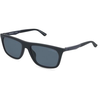 Emporio Armani EA4272U Herren-Sonnenbrille Vollrand Quadratisch Kunststoff-Gestell, schwarz Emporio Armani EA4272U Herren-Sonnenbrille Vollrand Quadratisch Kunststoff-Gestell, schwarz