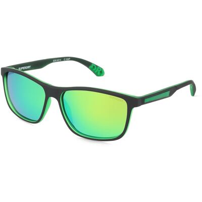 Superdry SDS 5014 Unisex-Sonnenbrille Vollrand Quadratisch Kunststoff-Gestell, schwarz Superdry SDS 5014 Unisex-Sonnenbrille Vollrand Quadratisch Kunststoff-Gestell, schwarz