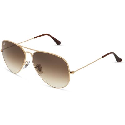 Ray-Ban RB 3025 AVIATOR LARGE METAL Unisex-Sonnenbrille Vollrand Pilot Metall-Gestell, gold Ray-Ban RB 3025 AVIATOR LARGE METAL Unisex-Sonnenbrille Vollrand Pilot Metall-Gestell, gold