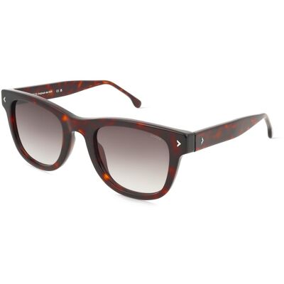 Lozza SL4374 Unisex-Sonnenbrille Vollrand Quadratisch Acetat-Gestell, braun Lozza SL4374 Unisex-Sonnenbrille Vollrand Quadratisch Acetat-Gestell, braun