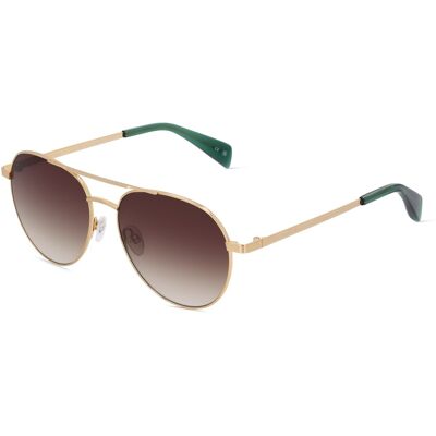 Ted Baker TB 1682 Herren-Sonnenbrille Vollrand Pilot Metall-Gestell, grün Ted Baker TB 1682 Herren-Sonnenbrille Vollrand Pilot Metall-Gestell, grün
