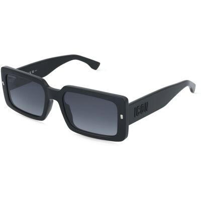 Dsquared2 ICON 0029/S Herren-Sonnenbrille Vollrand Eckig Kunststoff-Gestell, schwarz Dsquared2 ICON 0029/S Herren-Sonnenbrille Vollrand Eckig Kunststoff-Gestell, schwarz