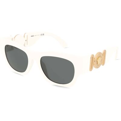 Versace VE4479U Herren-Sonnenbrille Vollrand Quadratisch Kunststoff-Gestell, weiß Versace VE4479U Herren-Sonnenbrille Vollrand Quadratisch Kunststoff-Gestell, weiß