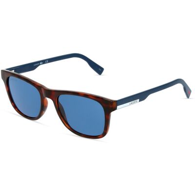 Lacoste L969S Herren-Sonnenbrille Vollrand Quadratisch Kunststoff-Gestell, Havanna Lacoste L969S Herren-Sonnenbrille Vollrand Quadratisch Kunststoff-Gestell, Havanna