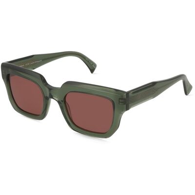 Fielmann LN 082 SUN FA SKYLER Unisex-Sonnenbrille Vollrand Quadratisch Acetat-Gestell, grün Fielmann LN 082 SUN FA SKYLER Unisex-Sonnenbrille Vollrand Quadratisch Acetat-Gestell, grün