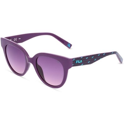 Fila FIASFI119 Damen-Sonnenbrille Vollrand Butterfly Kunststoff-Gestell, lila Fila FIASFI119 Damen-Sonnenbrille Vollrand Butterfly Kunststoff-Gestell, lila