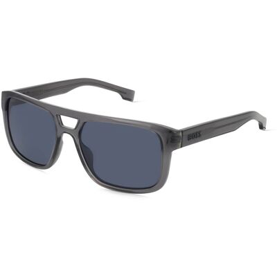 Hugo Boss Boss 1648/S Herren-Sonnenbrille Vollrand Quadratisch Kunststoff-Gestell, grau Hugo Boss Boss 1648/S Herren-Sonnenbrille Vollrand Quadratisch Kunststoff-Gestell, grau