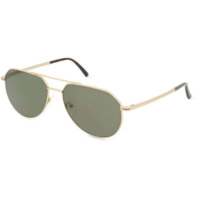 Fielmann MC 570 SUN CL DOMINIC Unisex-Sonnenbrille Vollrand Pilot Edelstahl-Gestell, gold Fielmann MC 570 SUN CL DOMINIC Unisex-Sonnenbrille Vollrand Pilot Edelstahl-Gestell, gold
