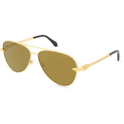 Versace VE2283 Herren-Sonnenbrille Vollrand Pilot Metall-Gestell, gold Versace VE2283 Herren-Sonnenbrille Vollrand Pilot Metall-Gestell, gold