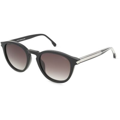 Lozza SL4373 Unisex-Sonnenbrille Vollrand Panto Acetat-Gestell, schwarz Lozza SL4373 Unisex-Sonnenbrille Vollrand Panto Acetat-Gestell, schwarz