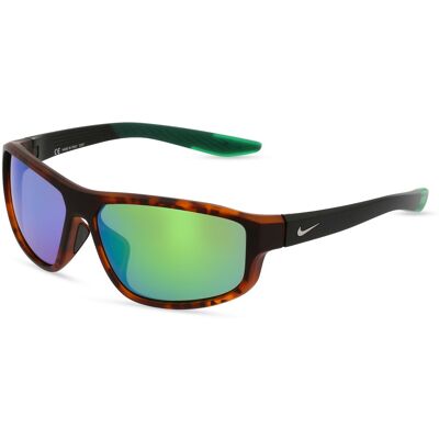 Nike BRAZEN FUEL M DJ0803 Unisex-Sonnenbrille Vollrand Quadratisch Kunststoff-Gestell, braun Nike BRAZEN FUEL M DJ0803 Unisex-Sonnenbrille Vollrand Quadratisch Kunststoff-Gestell, braun