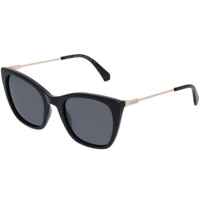 Polaroid PLD 4144/S/X Damen-Sonnenbrille Vollrand Quadratisch Kunststoff-Gestell, schwarz Polaroid PLD 4144/S/X Damen-Sonnenbrille Vollrand Quadratisch Kunststoff-Gestell, schwarz