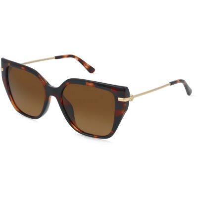 Michael Kors MK2231U ST. BARTHS Damen-Sonnenbrille Vollrand Quadratisch Kunststoff-Gestell, braun Michael Kors MK2231U ST. BARTHS Damen-Sonnenbrille Vollrand Quadratisch Kunststoff-Gestell, braun