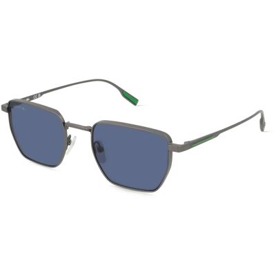 Lacoste L260S Unisex-Sonnenbrille Vollrand Quadratisch Metall-Gestell, grau Lacoste L260S Unisex-Sonnenbrille Vollrand Quadratisch Metall-Gestell, grau