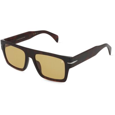 David Beckham DB 7161/S Herren-Sonnenbrille Vollrand Browline Acetat-Gestell, braun David Beckham DB 7161/S Herren-Sonnenbrille Vollrand Browline Acetat-Gestell, braun