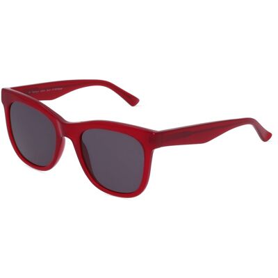 Fielmann ABC 072 SUN FA SASHA Unisex-Sonnenbrille Vollrand Quadratisch Acetat Spritzguss-Gestell, rot Fielmann ABC 072 SUN FA SASHA Unisex-Sonnenbrille Vollrand Quadratisch Acetat Spritzguss-Gestell, rot