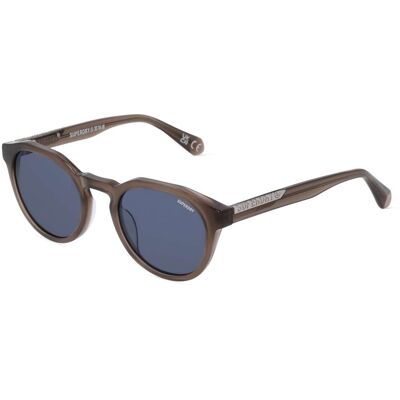 Superdry 5012 Unisex-Sonnenbrille Vollrand Panto Kunststoff-Gestell, grau Superdry 5012 Unisex-Sonnenbrille Vollrand Panto Kunststoff-Gestell, grau