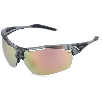 Rudy Project SQ1015433-0000 SYDUS Unisex-Sonnenbrille Halbrand Oval Kunststoff-Gestell, grau Rudy Project SQ1015433-0000 SYDUS Unisex-Sonnenbrille Halbrand Oval Kunststoff-Gestell, grau