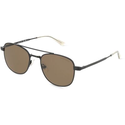 Montblanc MB0363S Unisex-Sonnenbrille Vollrand Pilot Metall-Gestell, schwarz Montblanc MB0363S Unisex-Sonnenbrille Vollrand Pilot Metall-Gestell, schwarz