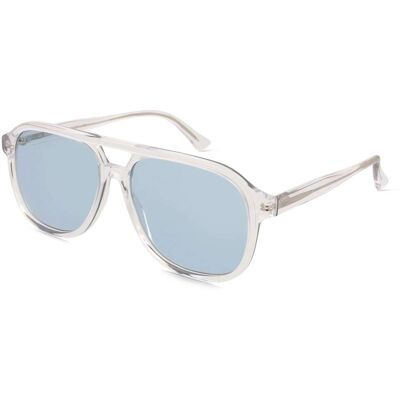 Fielmann LN 066 SUN FA JOHN Unisex-Sonnenbrille Vollrand Pilot Acetat Extrudiert-Gestell, transparent Fielmann LN 066 SUN FA JOHN Unisex-Sonnenbrille Vollrand Pilot Acetat Extrudiert-Gestell, transparent