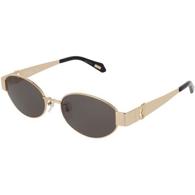 Roberto Cavalli Just Cavalli SJC152 Damen-Sonnenbrille Vollrand Oval Kunststoff-Gestell, pink Roberto Cavalli Just Cavalli SJC152 Damen-Sonnenbrille Vollrand Oval Kunststoff-Gestell, pink