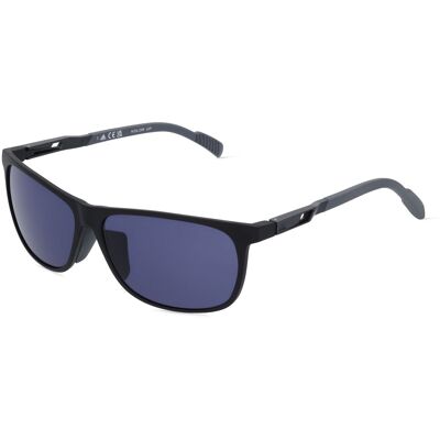 Adidas SP0061 Unisex-Sonnenbrille Vollrand Quadratisch Kunststoff-Gestell, schwarz Adidas SP0061 Unisex-Sonnenbrille Vollrand Quadratisch Kunststoff-Gestell, schwarz